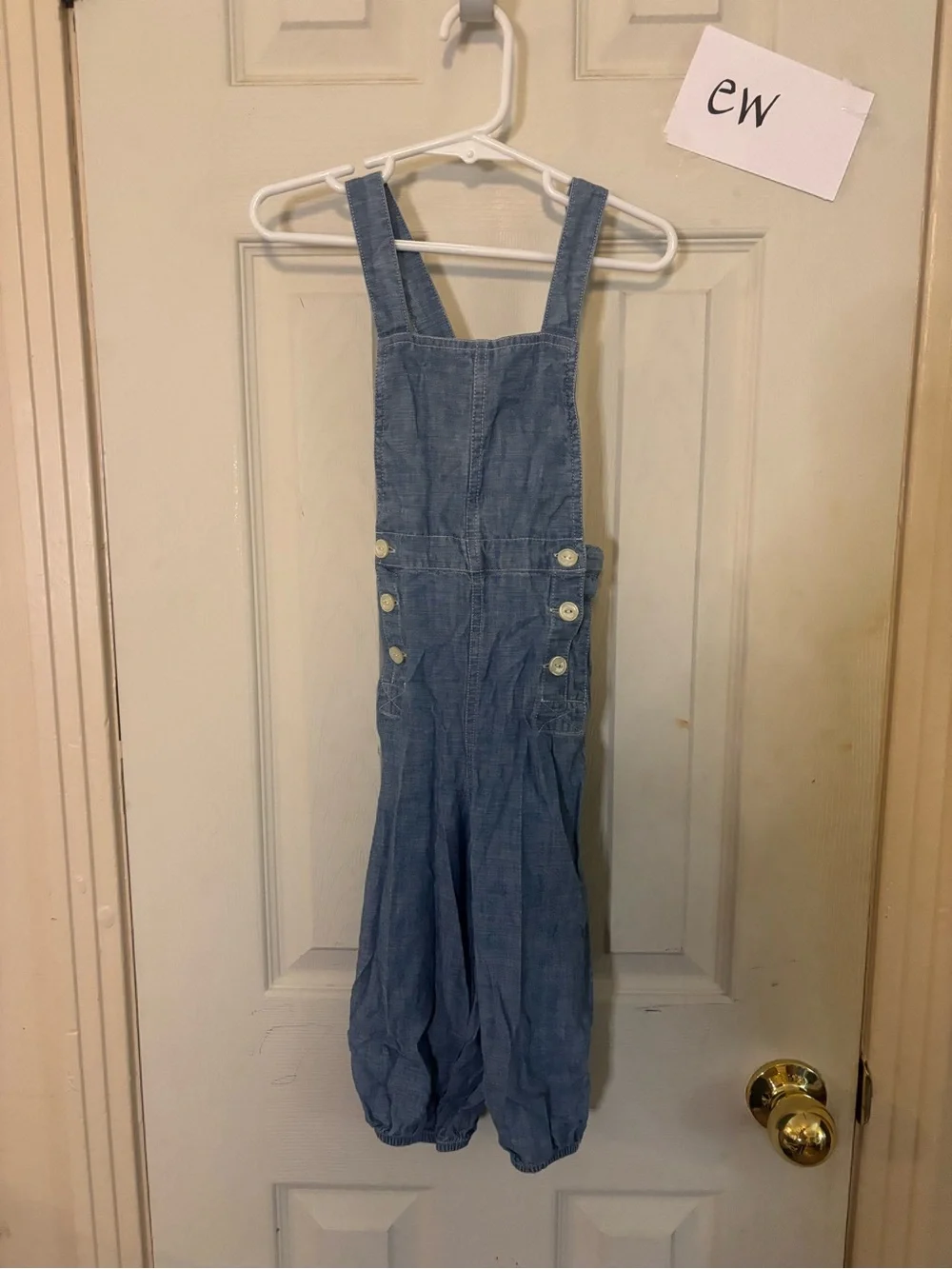 Ralph Lauren Light Blue Denim-Style Kids Overalls